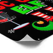 De Disc Golf Kerst Elf Hoed Schoenen Matching Pla Poster (Hoek)