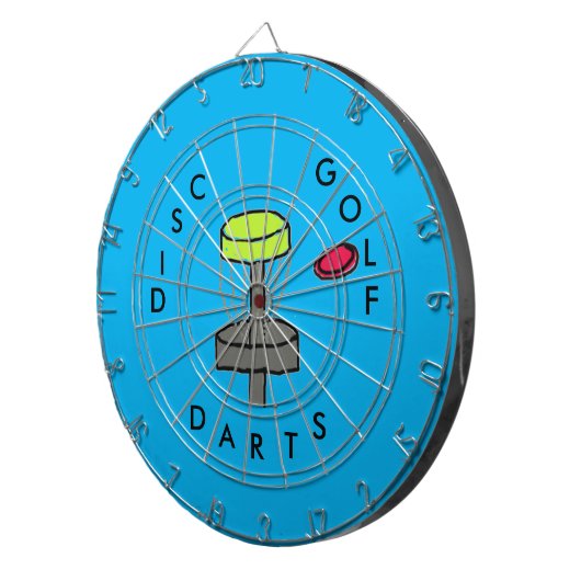 De Disc Golf verdonkert dart board game Dartbord (Voorkant Rechts)