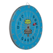 De Disc Golf verdonkert dart board game Dartbord (Voorkant Links)
