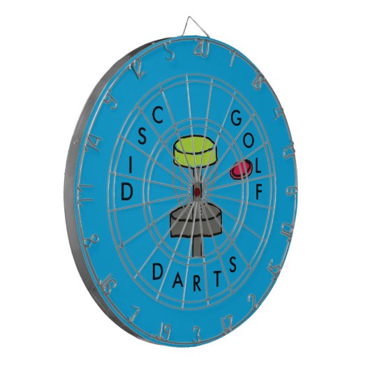 De Disc Golf verdonkert dart board game Dartbord (Voorkant Links)