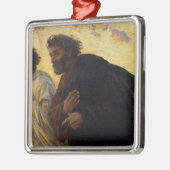 De disciples Peter en John Running Metalen Ornament (Links)