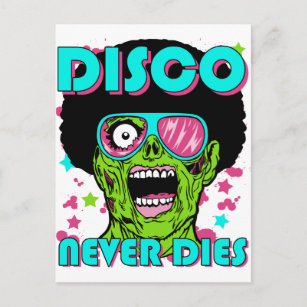 De disco sterft nooit briefkaart