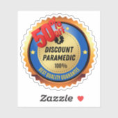 De Discount Paramedic Vinyl Sticker (Vel)