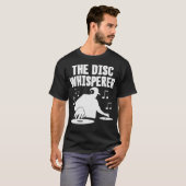 De Disk Whisperer Disk Jockey krabben T-shirt (Voorkant volledig)