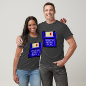 De diskette voor internetarchivering verdedigen t-shirt (Unisex)