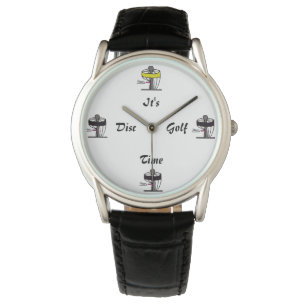 De diskgolf-tijd wrist-horloge horloge
