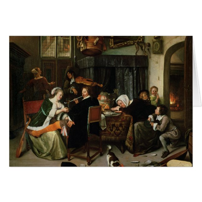De disolute Household, 1668 (Voorkant Horizontaal)