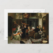 De disolute Household, 1668 Briefkaart (Voorkant / Achterkant)