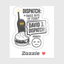 De dispatch neemt een hap…..