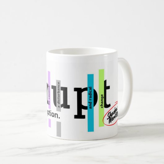 De Disruption Mok verstoren (Voorkant rechts)