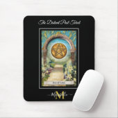 De Distant Past Tarot Deck Aas van Munten Monogram Muismat (Met muis)