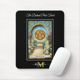 De Distant Past Tarot Deck Aas van Munten Monogram Muismat