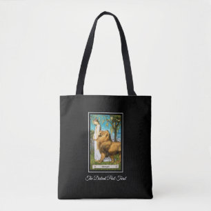 De Distant Past Tarot Deck Strength kaart Tote Bag