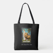 De Distant Past Tarot Deck Strength kaart Tote Bag (Achterkant)
