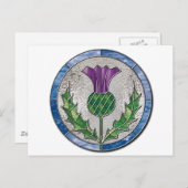 De Distel van het glas Briefkaart (Voorkant / Achterkant)