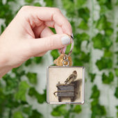 De distelvink sleutelhanger (Hand)