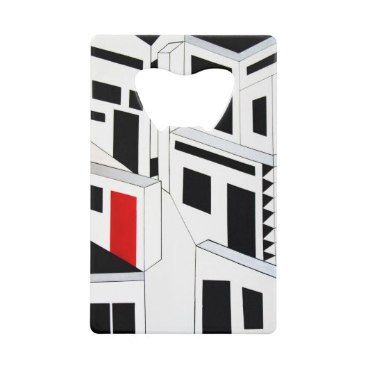 De District Speedy Bottle Opener Creditkaart Flessenopener (Voorkant)