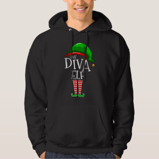 De Diva Elf familie komt overeen met de kerstcadea Hoodie