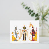 De Divas van de Egyptische Briefkaarten (Staand voorkant)