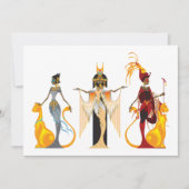 De Divas van de Uitnodigingen van Egypte (Voorkant)