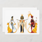 De Divas van de Uitnodigingen van Egypte (Voorkant / Achterkant)