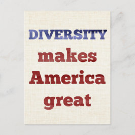 De DIVERSITEIT maakt Amerika tot Groot Briefkaart