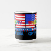 De Diversiteit van de V.S. van Graffiti IS Sterkte Koffiemok (Center)