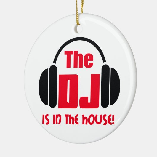 De DJ Keramisch Ornament (Links)
