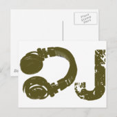 De DJ-lijst Briefkaart (Voorkant / Achterkant)