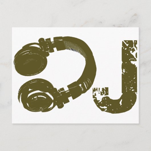 De DJ-lijst Briefkaart (Voorkant)