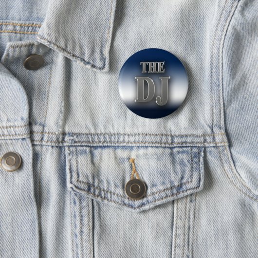 De DJ Ronde Button 5,7 Cm (In situ)