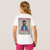 🎧🌠 De DJ van Verstrengelde Frequenties 🌌🎶 T-shirt (Achterkant volledig)