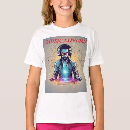 🎧🌠 De DJ van Verstrengelde Frequenties 🌌🎶 T-shirt (Voorkant)