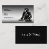 De DJ Visitekaartje (Voorkant / Achterkant)