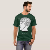 De DJ's Mind - Techno Music Mix Phrenology T-shirt (Voorkant volledig)