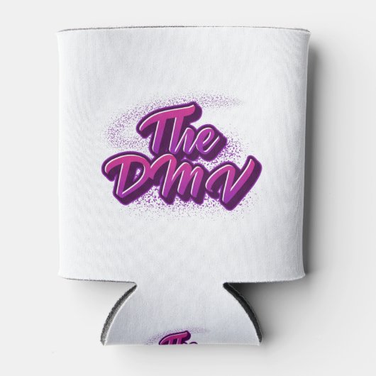 De DMV (DC, Maryland, Virginia) Graffiti-stijl Blikjeskoeler (Voorkant)