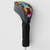 De Doberman hond 004 - Zetton Ziana Golfheadcover (Schuin)