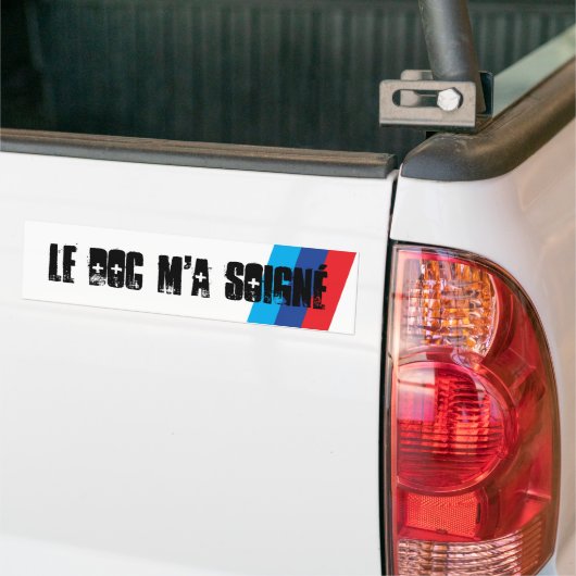 De doc heeft me behandeld bumpersticker (Op Truck)