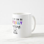 De docenten van het cadeau kunnen vrijwel alles do koffiemok (Voorkant rechts)