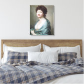 De dochter: Portret van Caroline Susanne Graff Canvas Afdruk (Insitu (Slaapkamer))