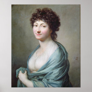 De dochter: Portret van Caroline Susanne Graff Poster