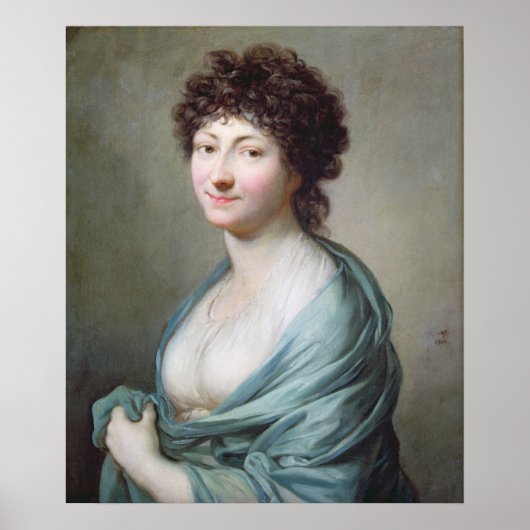 De dochter: Portret van Caroline Susanne Graff Poster (Voorkant)