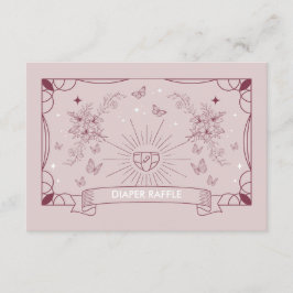 De Dochter Tarot Baby shower Luier Raffle Informatiekaartje