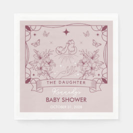De Dochter Tarot Baby shower servet