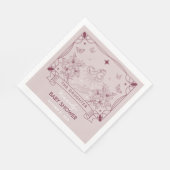 De Dochter Tarot Baby shower servet (Hoek)