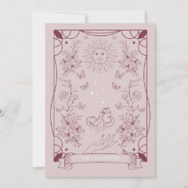 De Dochter Tarot Baby shower Uitnodiging