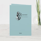 De dochter van afstuderen voor Estheticion Kaart (Achterkant)