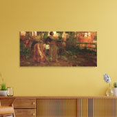 De dochter van de koning canvas afdruk (Insitu (Woonkamer))