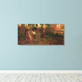 De dochter van de koning canvas afdruk (Insitu (Houten vloer))