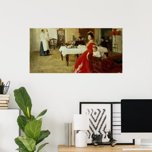 De dochter van de kunstenaar, 1905 poster (Thuiskantoor)